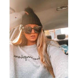 FEISEDY Retro Square Oversized Polarized Sunglasses Women Men Minimalist Style B2600 (Clear Grey Leopard)