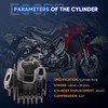 ECCPP New Cylinder Piston Ring Gasket for 1981-2009 for Yamaha