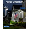 AUDERWIN Solar Spot Lights Outdoor Waterproof 2 Pack IP65, 63