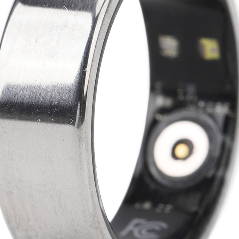 Smart Health Ring Sleep Temperature Steps Monitoring 18mah Lightweight Fitness