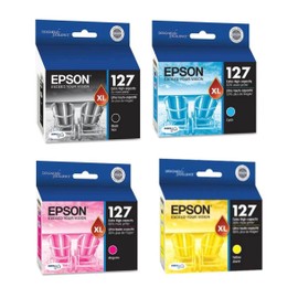 Epson DURABrite Ultra 127 Extra High-capacity Inkjet Cartridge (1, Black, Cyan, Magenta, Yellow)