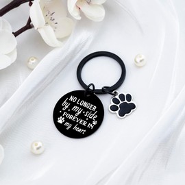 Celaqiu Pet Memorial Gifts for Loss of Dog Cat Pet Memorial Keychain Sympathy Gifts for Dog Passing Away Gift Remembrance Gift for Pets Lovers Friends