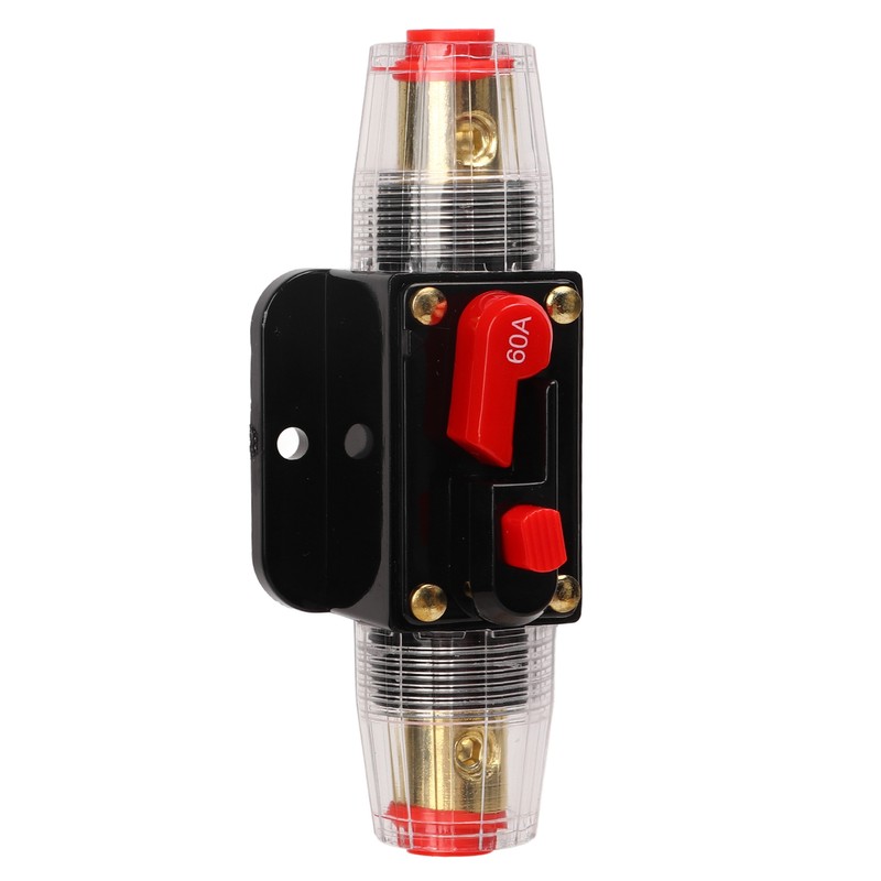 12‑24V Inline Circuit Breaker with Manual Reset Fuse Holder Battery