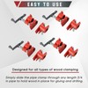 ATPEAM Wood Gluing Pipe Clamp Set | 4 Pack Wood