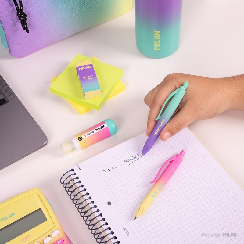 MILAN® Display box 24 P1 touch mini Sunset pens