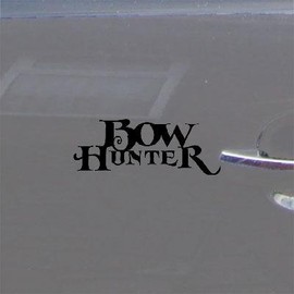 HELMET NOTEBOOK BLACK ART ADHESIVE VINYL DIE CUT AUTO DECOR BOW HUNTER STICKER WINDOW WALL HOME DECOR