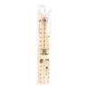 Clear Acrylic Folding Ruler Straight Ruler for Student Teachers, Math