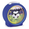 Atlanta Children's Alarm Clock for Boys Blue Football Quartz Alarm