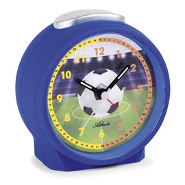 Atlanta Children's Alarm Clock for Boys Blue Football Quartz Alarm Clock 1981/15