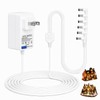 4.5V AC/DC Power Adapter Compatible with Lemax Lighted Accessory, 6-Output