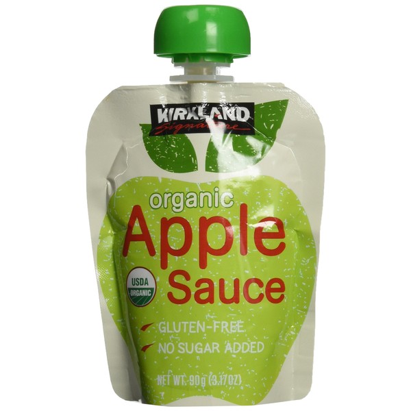 Kirkland Signature Organic Apple Sauce, 76.08 Ounce