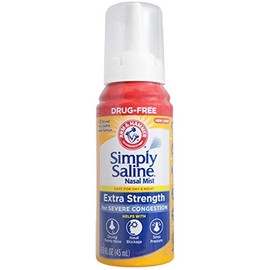 Simply Saline Extra Strength Nasal Mist 1.5 oz (Pack of 2)