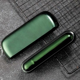 Compatible with Sonile Compatible IQOS ILUMA Basis Electroplating Case + Door Cover Set Cap Multi Door Cover, green, Japanese