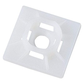 Ancor Marine Grade 199234 Cable Tie Mount, Natural, Adhesive Lined, 25pc