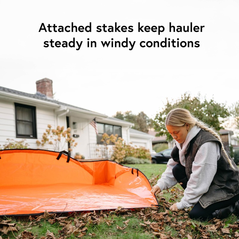 Leaf Tarp for Yard Cleanup – Wind-Proof Design Stays Put