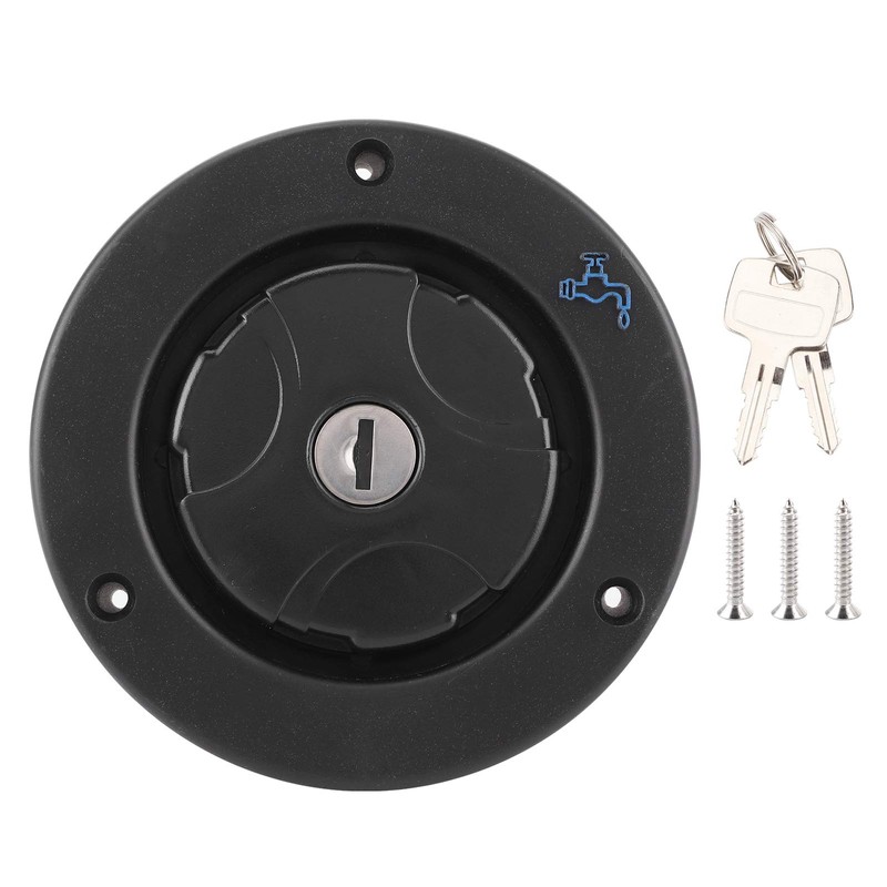 Jiawu Lockable Leakproof Gravity Water Filler Cap for RV Caravan,