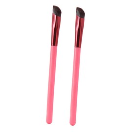WOONEKY 2pcs Professional Eyebrow Makeup Brush Double Sided Makeup Brushes Blush Eyeshadow