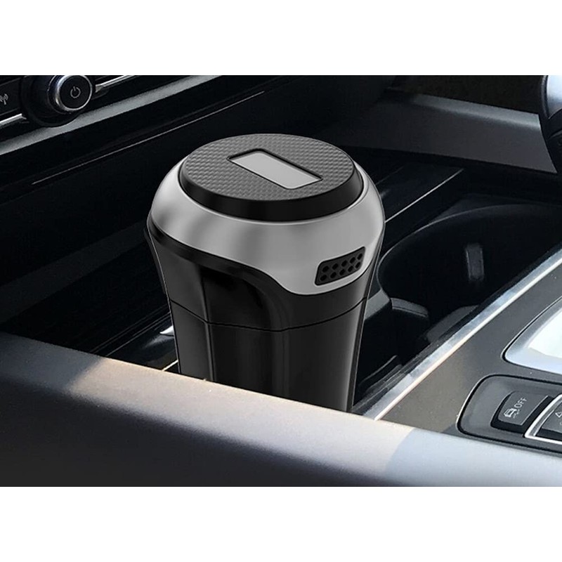 TOKYO GOODS MARKET Car Ashtray with Automatic LED Lighting, One