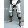 SCA Combat Leg Armor, Plate Legs, cuisses with poleyns