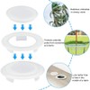 Bessy shop Table Top Umbrella Hole Ring and Cap Set
