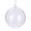 Bola de plástico transparente rellenable, 20 bolas de acrílico transparente,