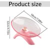 Bojueshaw Silent Hamster Wheel,Flying Saucer Exercise Wheel,Ultra Quiet Running Spinner