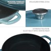 Flavehc Braiser Enameled Cast Iron Braiser 2.25 qt Braiser Pan