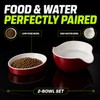 LivLab Mker Elevated Cat Food Bowl, Anti‑Vomiting Raised Cat Bowl