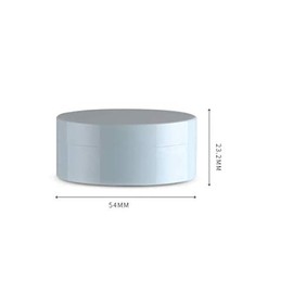 DNHCLL 3PCS 5ml High-grade Empty powder box,Travel Portable Plastic Empty Powder Case Make-up Loose Powder Puff Box Container With Sifter and Lids(Pink,Blue and Green)