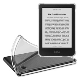 Fintie Clear Case for 6” Kobo Clara BW (Model N365) / Clara Colour (Model N367) and 2E eReader - Slim Lightweight Soft Flexible Transparent TPU Skin Bumper Back Cover Shell, Clear