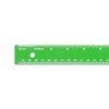 Alumicolor Aluminum Straight Edge with Center Finding Back Ruler, 15