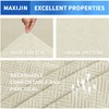 MAXIJIN 3 Piece Couch Covers for 2 Cushion Couch Sofa