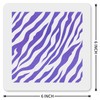 MAGJUCHE Tiger Print Stencil 6 Inches, Reusable Animal Print Stencil