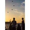 Flames 'N Games 5x Pro Thud Juggling Balls (LEATHER) Professional