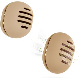 2Pcs Soporte para Esponja de Maquillaje, Funda para esponjas de maquillaje Huevos de Belleza, Inastillable Ecológico Silicona Maquillaje, Soporte de viaje para esponjas de maquillaje (Caqui)