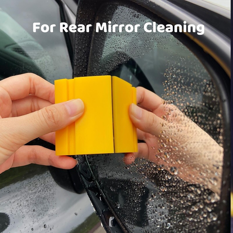 2-Piece DIY Mini Squeegee Set - Soft Silicone Window Tint