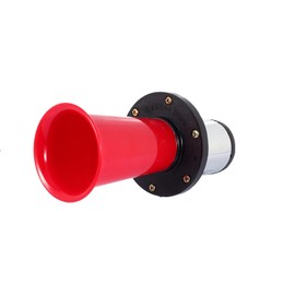 12V 110DB Auto Car Truck Antique Vintage Horn Siren AHH-OOO-GAH AHOOGA OOGA Loud Alarm Universal Vehicles (Red)