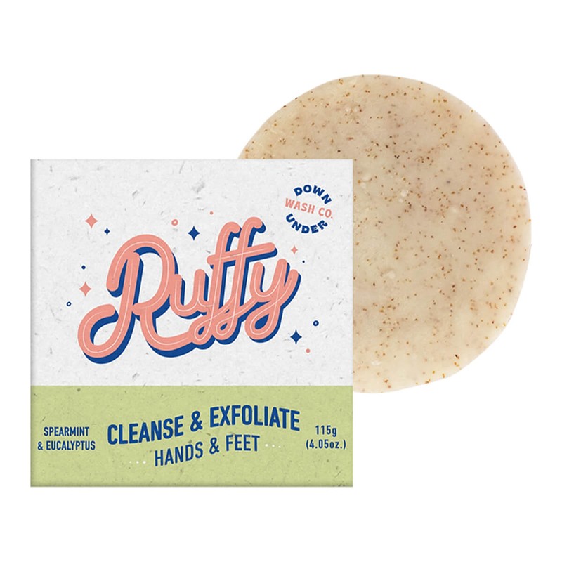 Downunder Wash Co. Ruffy Cleanse & Exfoliate Hands & Feet