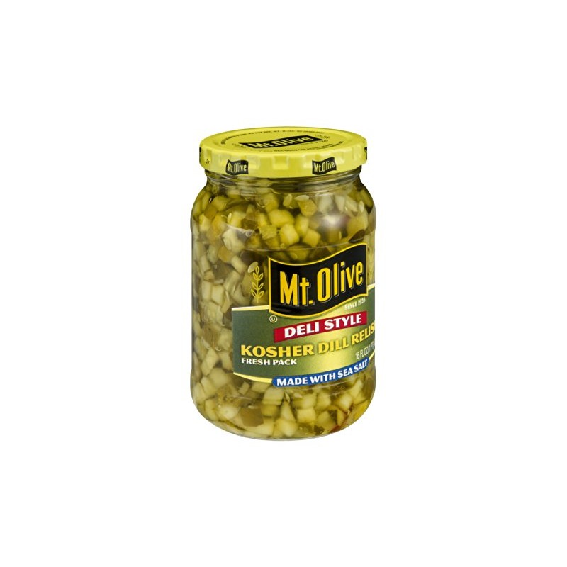 Mt. Olive Deli Style Kosher Dill Relish, 16 FZ (Pack