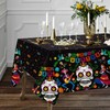 DPKOW Sugar Skull Tablecloth Day of The Dead Decorations Dia