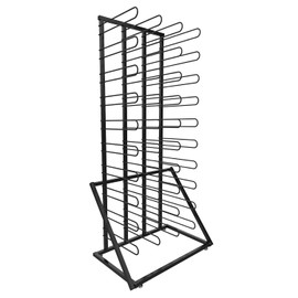 INNOVART Vinyl Roll Floor Storage Rack, Vinyl Roll Holder, Viny Roll Storage Rack for Craft Room, Vinyl Storage Organizer for Cricut, Linen Rolls, Fabric Rolls, Texture Rolls and Vinyl Rolls, 40 Rolls