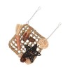 Bird Foraging Wall Toy Safety Parrot Woven Hanging Mat Climbing