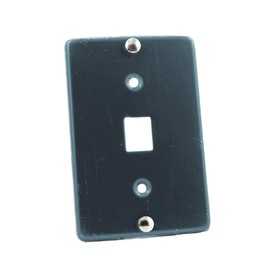 Leviton Telephone Wall Jack, 6P6C, Quick Connect, Stainless Steel, 40226-S