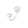 Elli Women's 925 Sterling Silver Adujstable Ball Ring