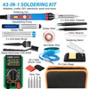 Soldering Iron Kit, 43 in 1 Upgraded Soldering Kits Adjustable