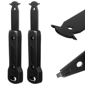 Lasnten 2 Pcs Carbide Scoring Cutter Backer Board Scoring Knife Laminate Floor Cutter Reversible Carbide Tips for Fiberboard Vinyl Flooring Cutting Linoleum Plexiglass Acrylic Plastic Soft Tile Sheet