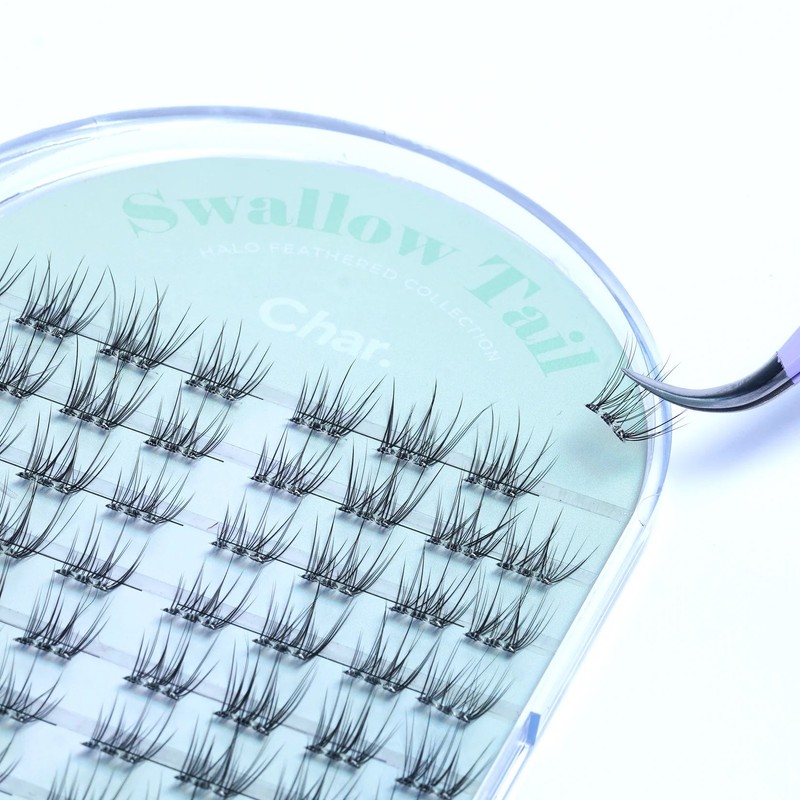 Char Cosmetics Swallow's Tail Cluster Lash 64pcs