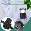 Powerful PU Leather Stethoscope Holder Belt Clip Universal Fit for