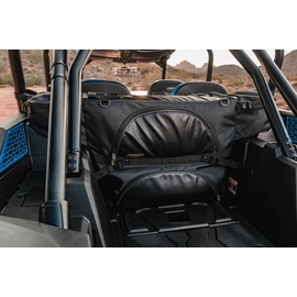 Nelson-Rigg USA UTV Rear Cargo Bag Fits Most UTV’s including Polaris RZR, Kawasaki KRX, CFMoto ZForce. Universal Mounting, 2 side pockets, 2 large compartment, reflective accents