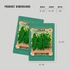 Peas (extra early alaska) Seed Packet (4x6 Birch Wood Postcards,